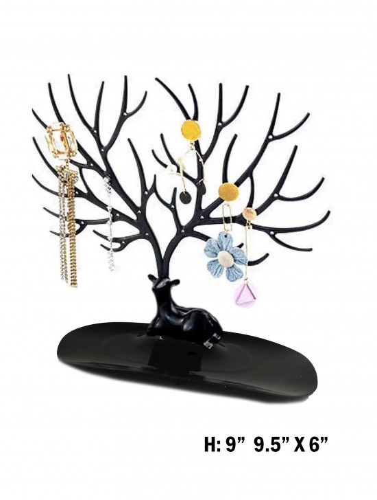 Deer Shaped Black Jewellery Display